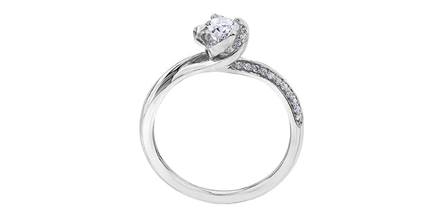 .72 Round Brilliant Cut Diamond Engagement Ring