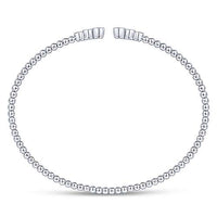 Diamond Beaded Open Bangle