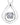 Dancing Diamond White Gold Pendant Necklace
