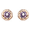 Lilac Amethyst Studs