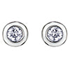 Bezel Diamond Studs