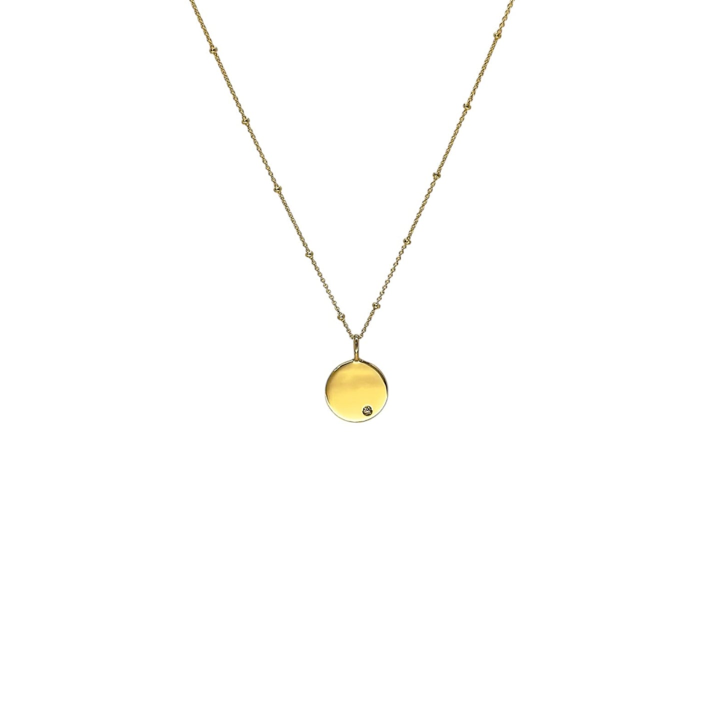 Circle Tag Necklace