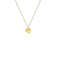 Circle Tag Necklace