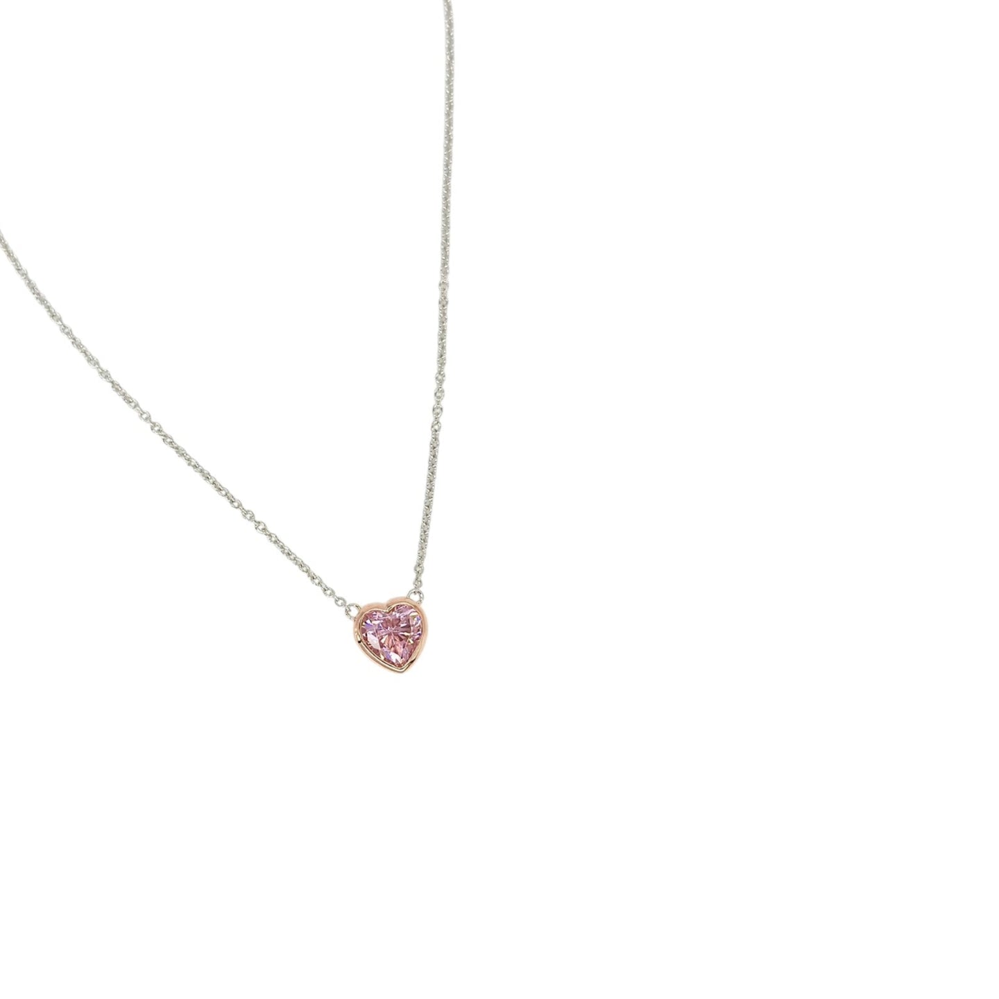 Pink Heart Necklace