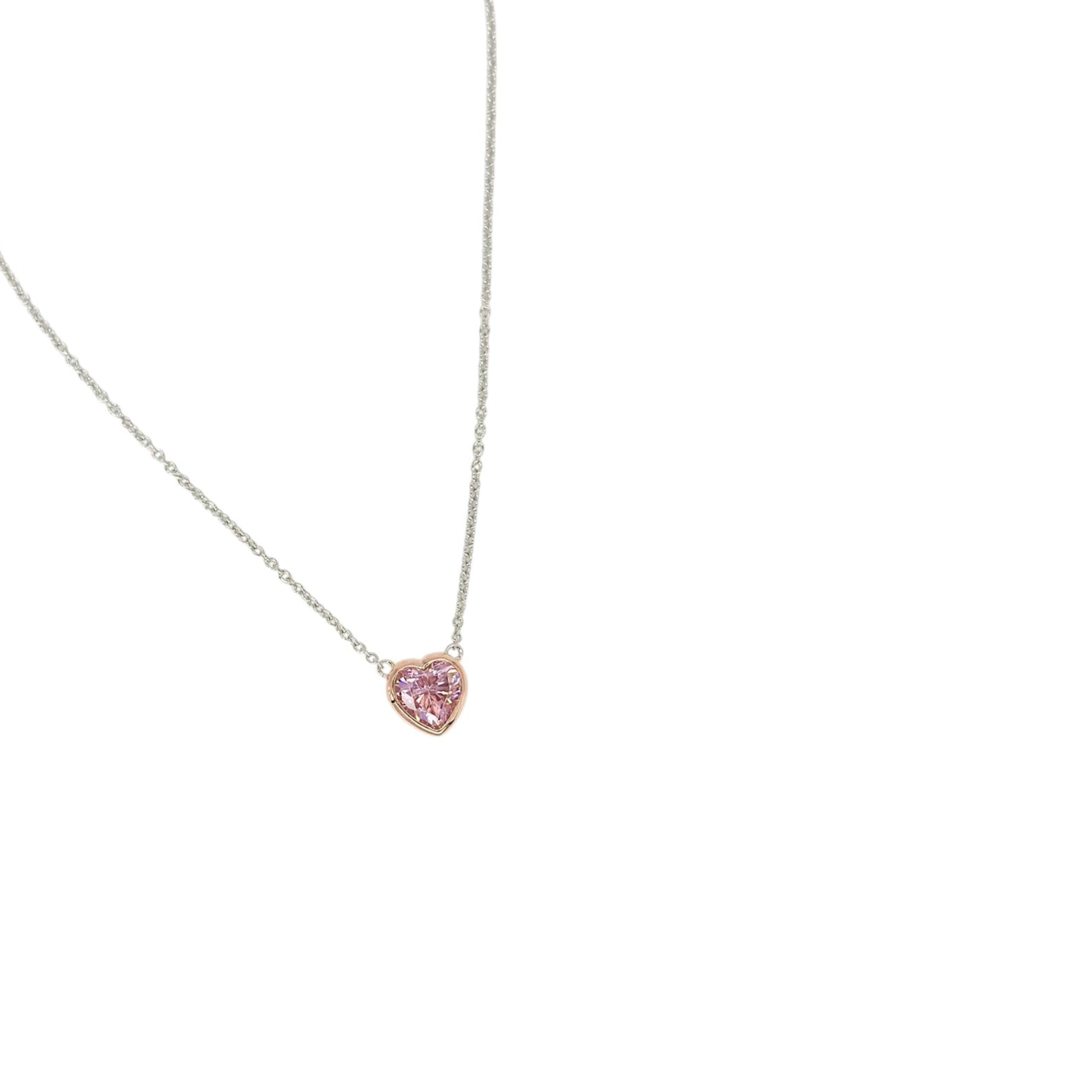 Pink Heart Necklace