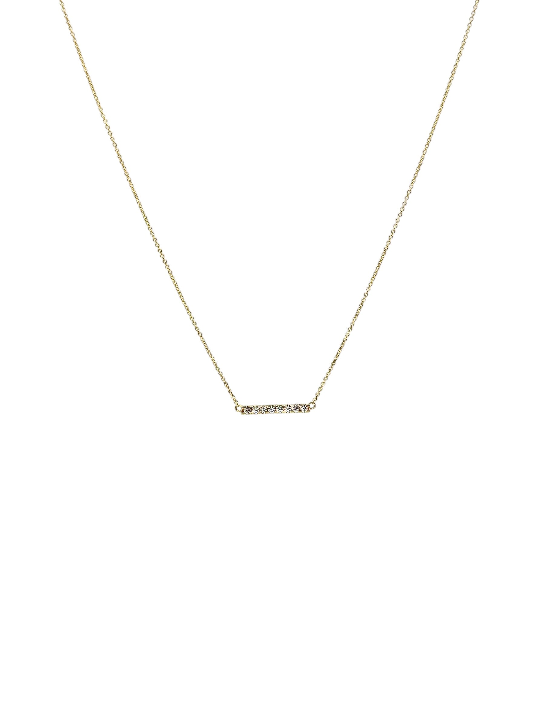 Sparkling Bar Necklace