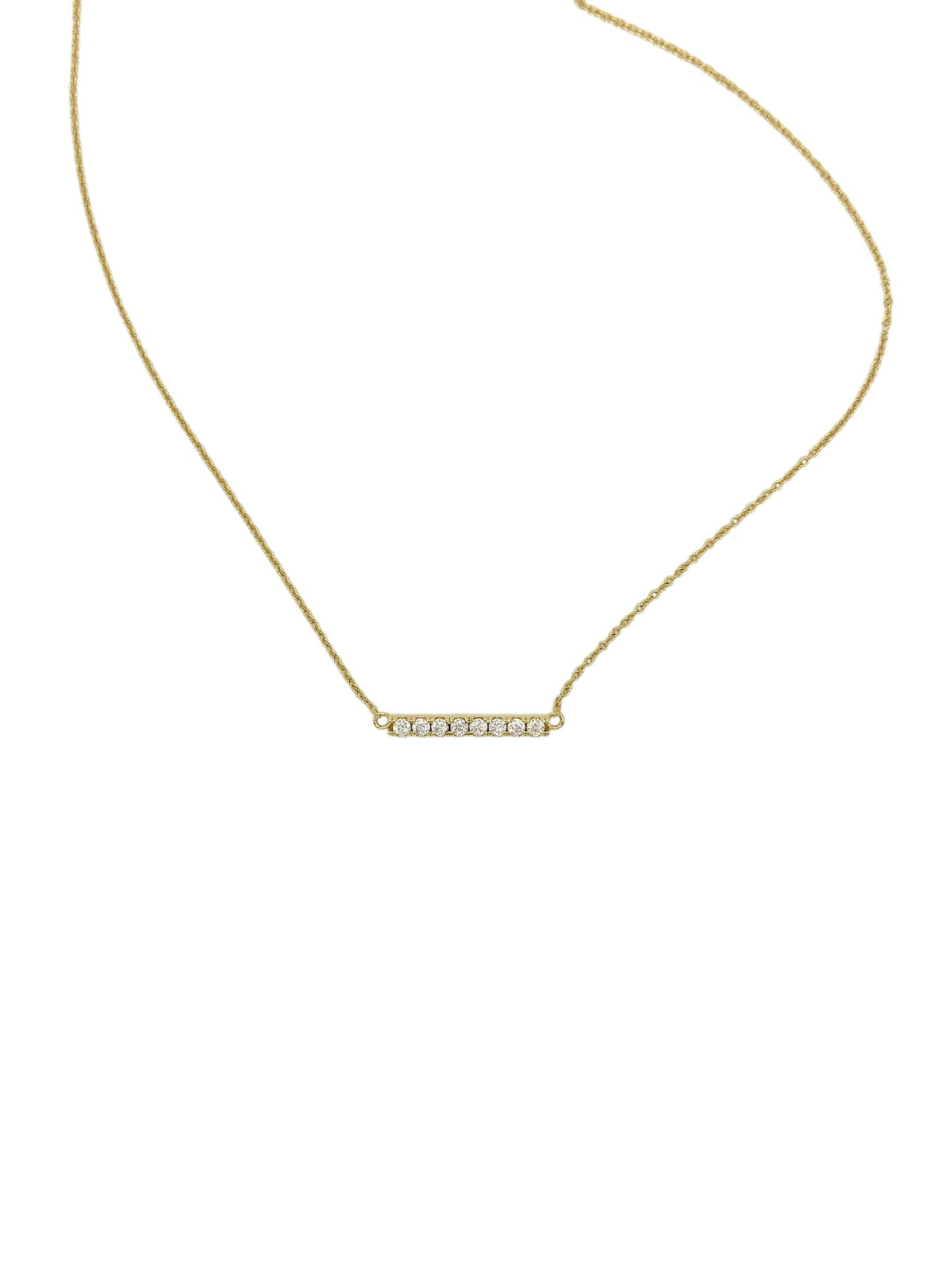 Sparkling Bar Necklace