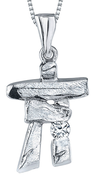 Inukshuk Pendant Necklace