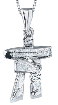 Inukshuk Pendant Necklace