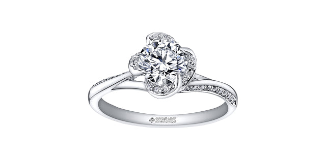 .72 Round Brilliant Cut Diamond Engagement Ring