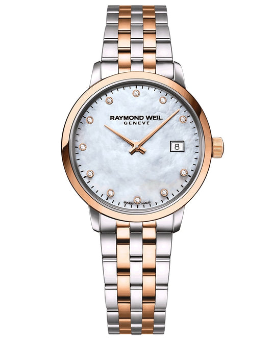 Ladies Diamond Rose Gold Quartz Watch