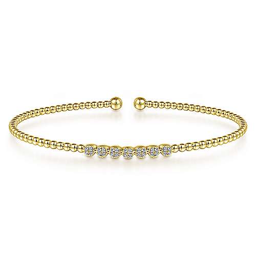 14K Yellow Gold Fashion Bangle