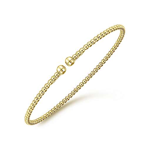 14K Yellow Gold Fashion Bangle