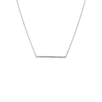 Diamond Bar Necklace