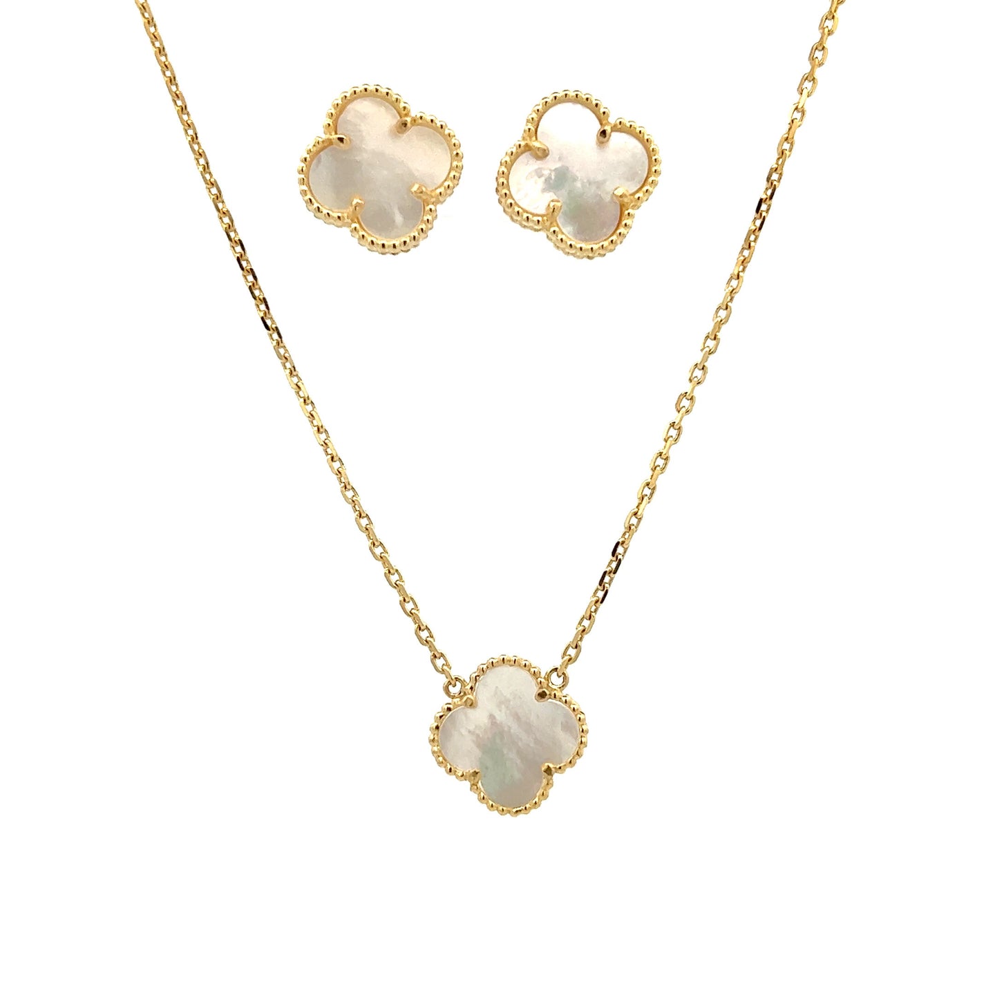 Earrings with Mother of Pearl