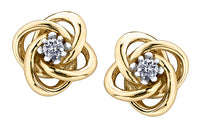 Love Knot Diamond Earrings