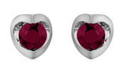 Ruby Stud Earrings