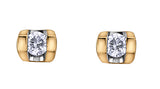 Diamond Tension Stud Earrings