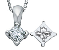 White Gold Diamond Pendant Necklace