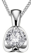 Diamond Tension Necklace