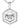 Dancing Diamond Hexagon Pendant Necklace